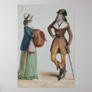 "Incroyable und Merveilleuse", c.1775 Poster
