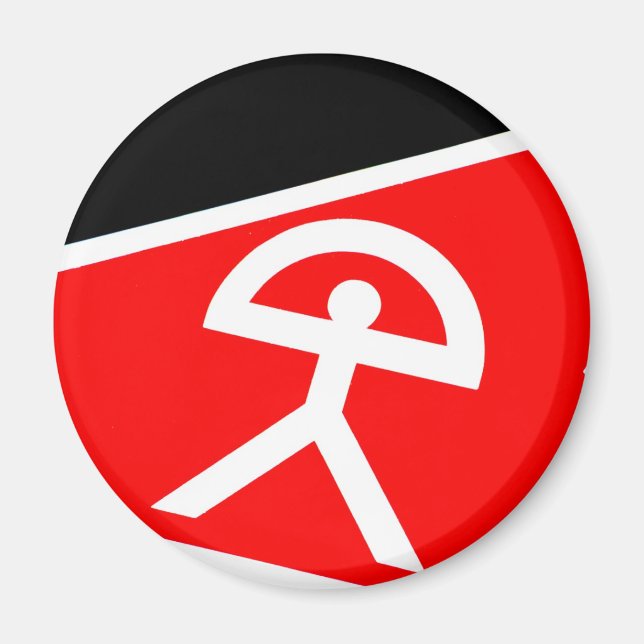 Indalo Man aus Almeria, Spanien Magnet (Vorne)