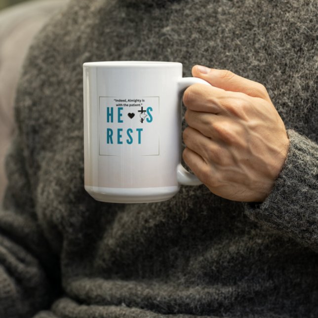 Indeed, Almighty is with the patient Kaffeetasse (Von Creator hochgeladen)