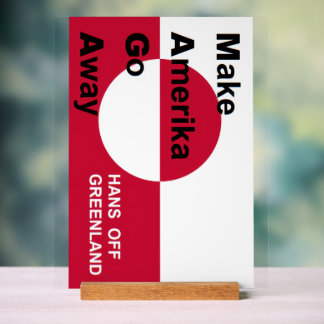 Independant Greenland Acrylschild