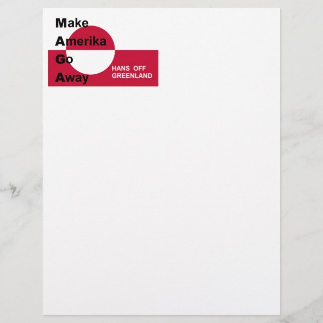 Independant Greenland Briefbogen (Vorderseite)