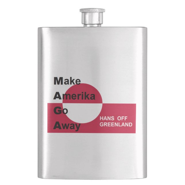 Independant Greenland Flachmann (Vorderseite)