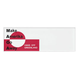 Independant Greenland Namenschild