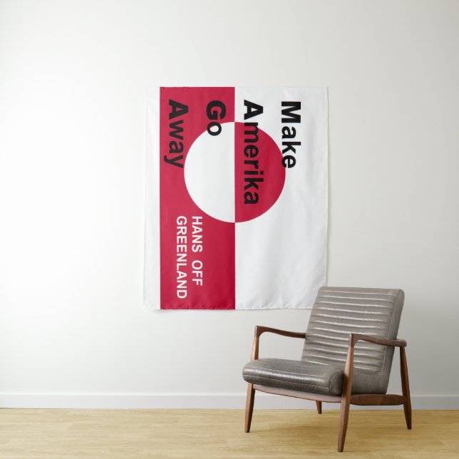 Independant Greenland Wandteppich (Beispiel)