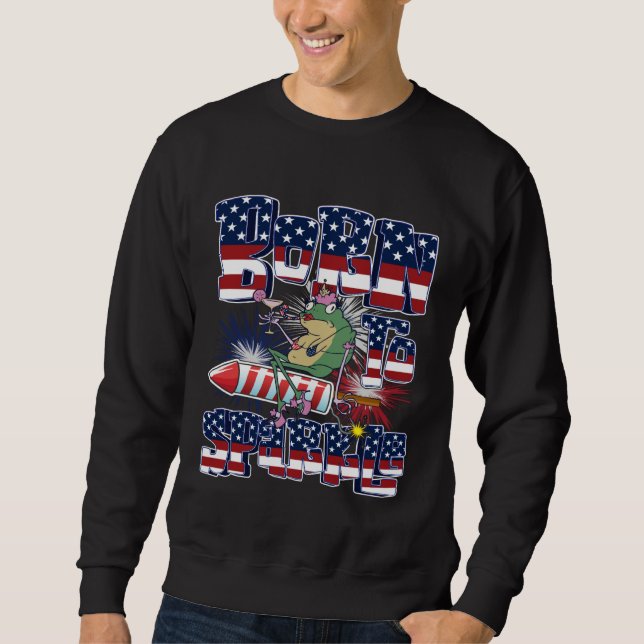 Independence Day Costume 4th Of July Party Queen S Sweatshirt (Vorderseite)