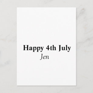 independence dayadd your name text image editable  postkarte