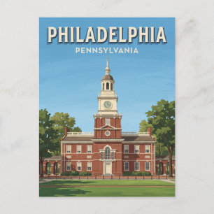 Independence Hall Philadelphia Pennsylvania Postkarte