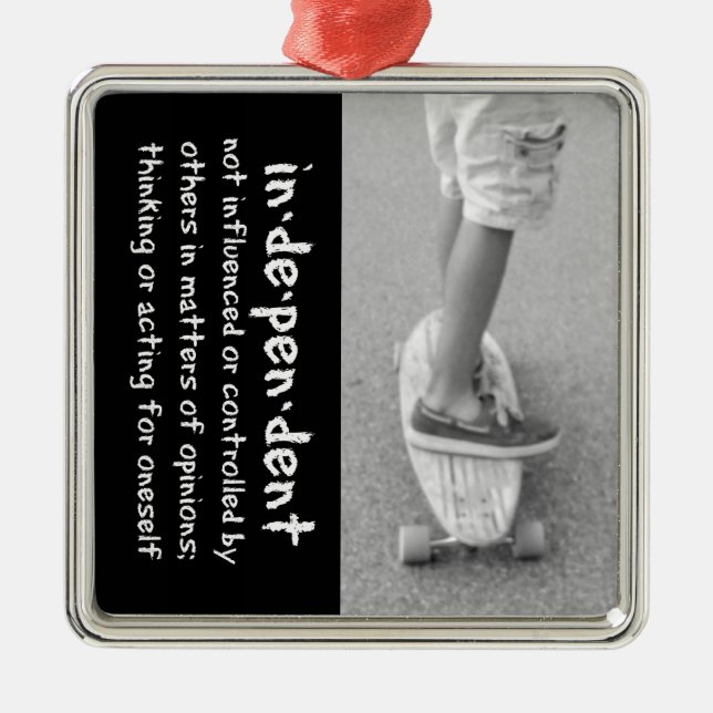 Independence Ornament Aus Metall (Vorne)