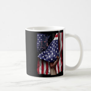 Independence US Flag Dutch Shepherd Kaffeetasse