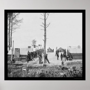 Independent Cavalry Company auf Oneida, NY 1865 Poster