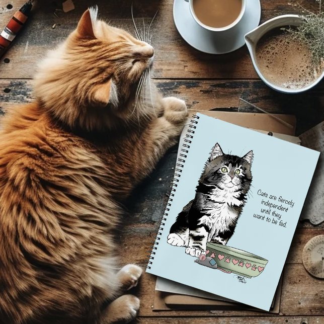 Independent Kitten Bowl Funny Notizbuch (Von Creator hochgeladen)