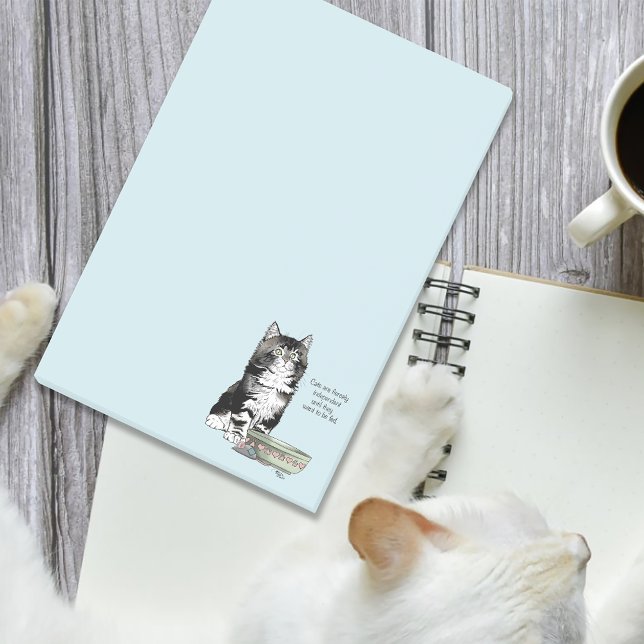 Independent Kitten Bowl Funny Post-it Klebezettel (Von Creator hochgeladen)