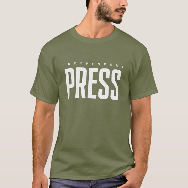 Independent Press Green Abzeichen T-Shirt (Vorderseite)
