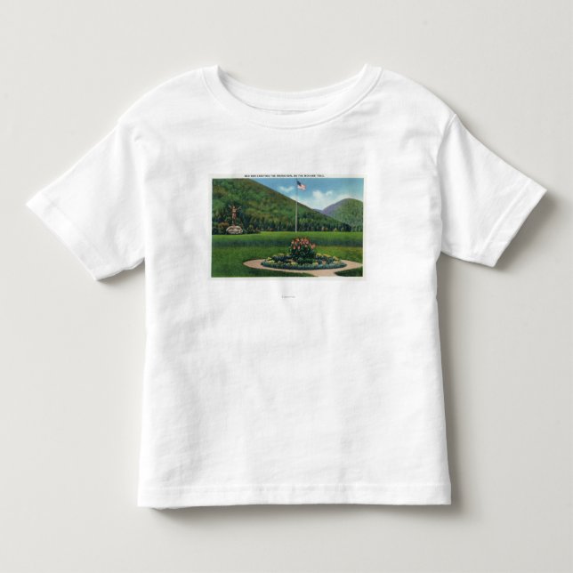 Inder, der die aufgehende Sonne-Statue grüßt Kleinkind T-shirt (Vorderseite)