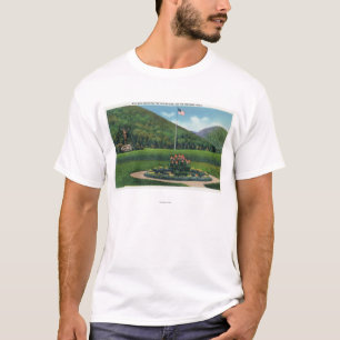 Inder, der die aufgehende Sonne-Statue grüßt T-Shirt