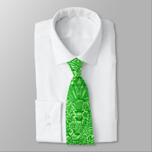 Inder-, Limones und Kiwi-Grün Williams Morris Krawatte