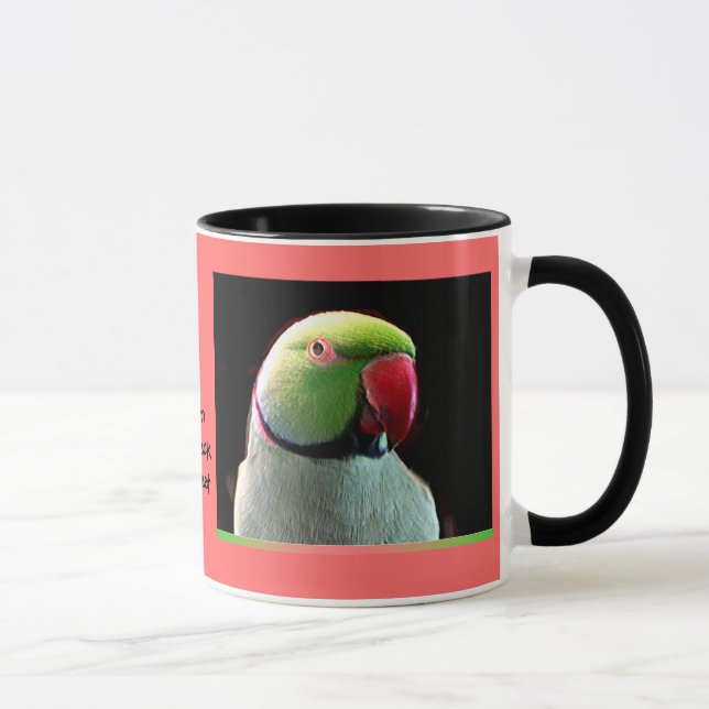 Inder Ringneck Parakeet Tasse (Rechts)