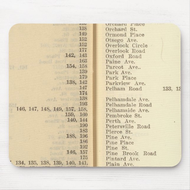 Index Neuer Rochelle Mousepad (Vorne)