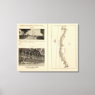 Indexkarte New York City Leinwanddruck