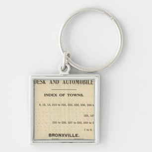 Indexstädte, Bronxville Schlüsselanhänger