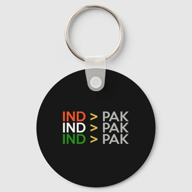 India Better Than Pakistan Indian Cricket Jersey  Schlüsselanhänger (Vorderseite)