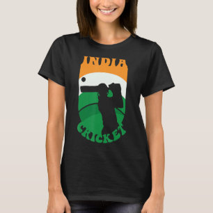 India Cricket Cricket Cricketspieler T-Shirt