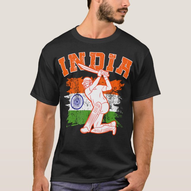 India Cricket Supporters Shirt Jersey Indian Cric (Vorderseite)
