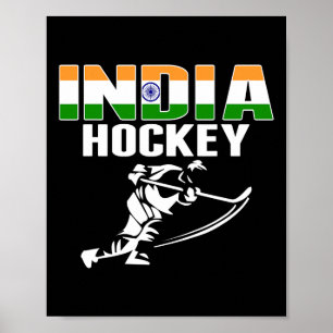 India Eishockey Fans Jersey - Unterstützen Sie ind Poster
