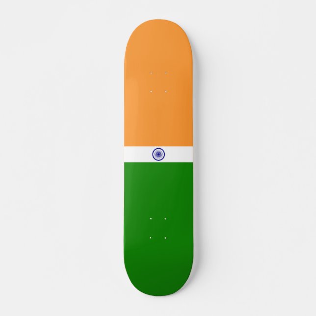 India flag  skateboard (Vorne)
