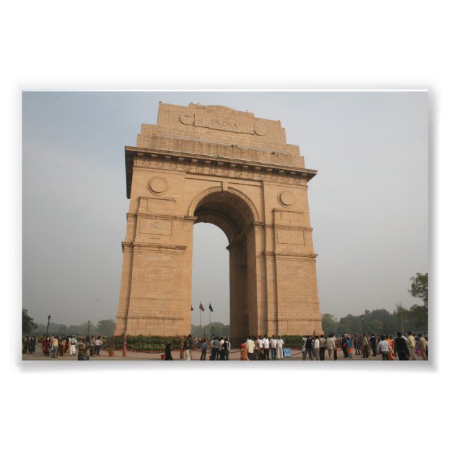 India Gate Delhi Fotodruck (Vorne)
