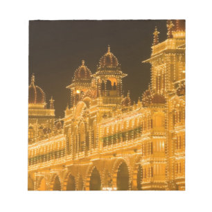 INDIA, Karnataka, Mysore: Majaraja's Palace (b.2 Notizblock