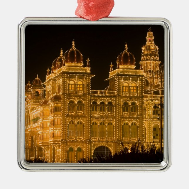 INDIA, Karnataka, Mysore: Majaraja's Palace (b. Silbernes Ornament (Vorne)