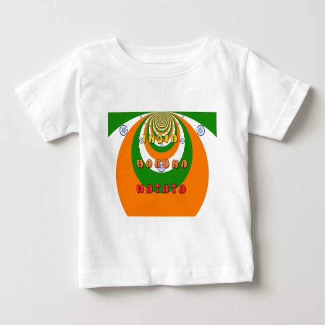 INDIA MATATA HAKUNA BABY T-SHIRT (Vorderseite)