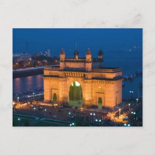 INDIA, Mumbai (Bombay): Gateway of India / Postkarte
