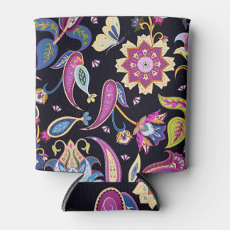 India Paisley Seamless Blumen Ornament Dosenkühler