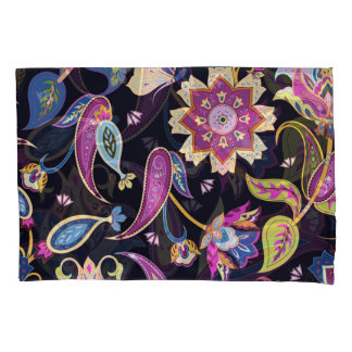 India Paisley Seamless Blumen Ornament Kissenbezug