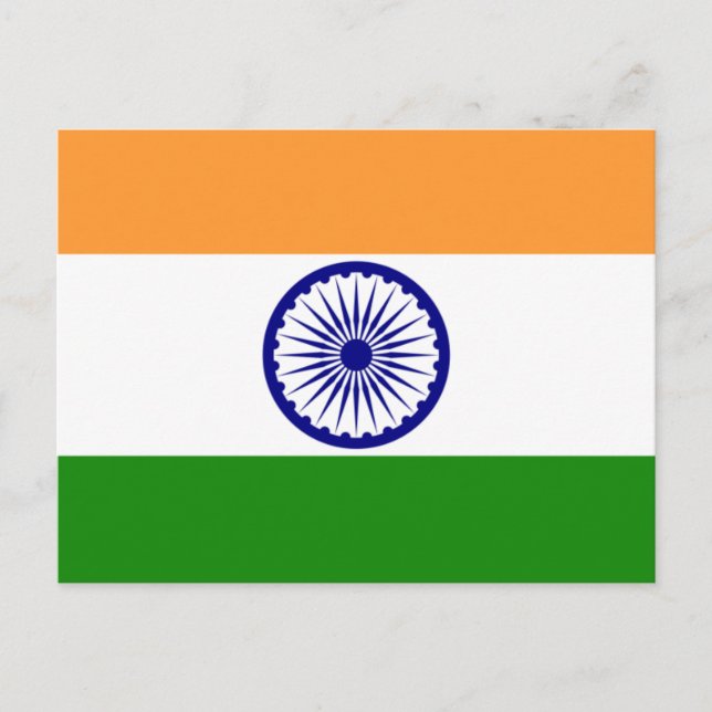 India Postkarte (Vorderseite)