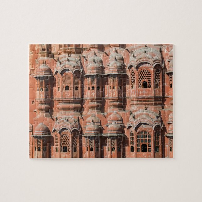INDIA, Rajasthan, Jaipur: Hawa Mahal (Palast (Horizontal)
