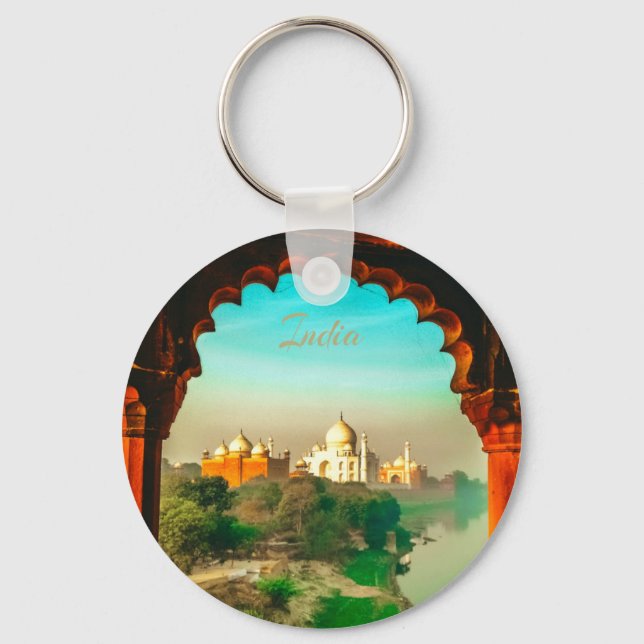 India Taj Mahal Schlüsselanhänger (Vorderseite)