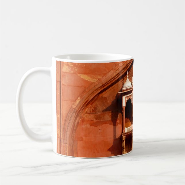India Temple Wall Kaffeetasse (Links)