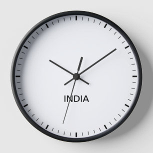 India Time Zone Newsroom-Uhr Uhr