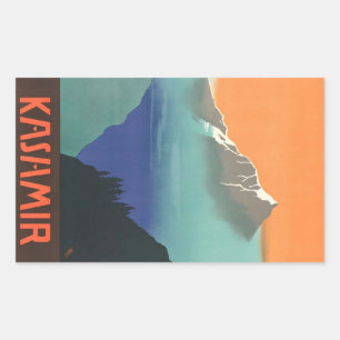 India Travel Poster Aufkleber
