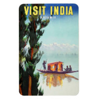 India Travel Poster Magnet