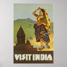 India Travel Poster Print Indian Art