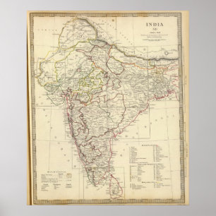 India XII Index map Poster