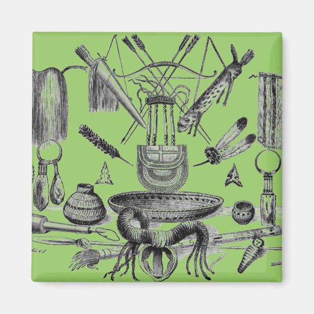 Indian Artifacts Magnet (Vorne)