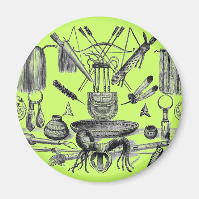 Indian Artifacts Magnet (Vorne)