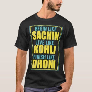 Indian Cricket Team Support Jersey T - Shirt