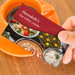 Indian Cuisine Business Card Visitenkarte