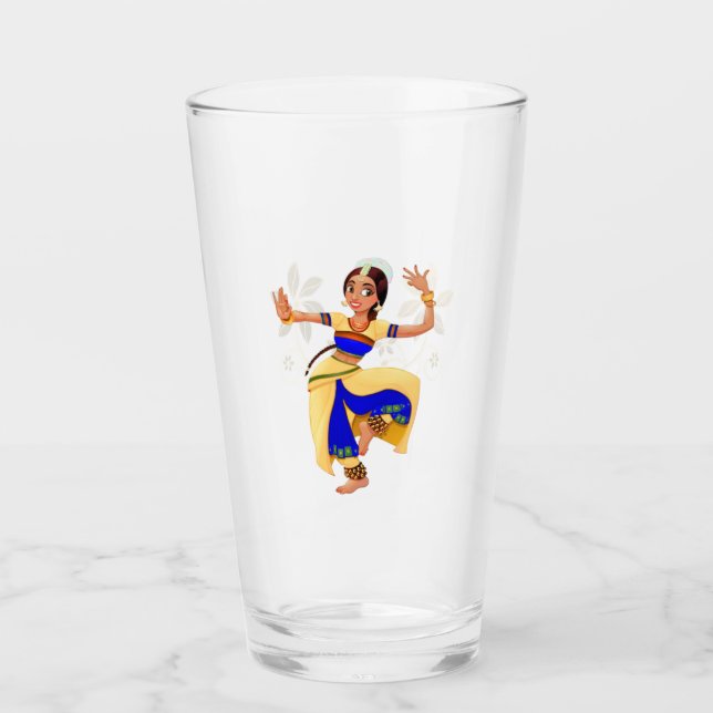 Indian Dancer Glass Cup Glas (Vorderseite)